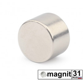 D15x10 мм. Неодимовый магнит диск  сила 7кг.